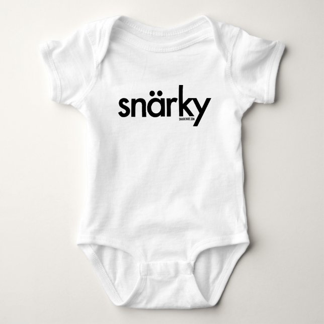 Snarky baby t-shirt (Framsida)