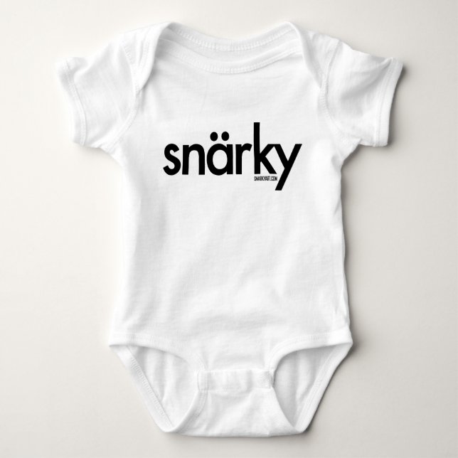 Snarky baby tee (Framsida)