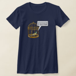 Snarky Bird Talk Personlig Tee Shirt