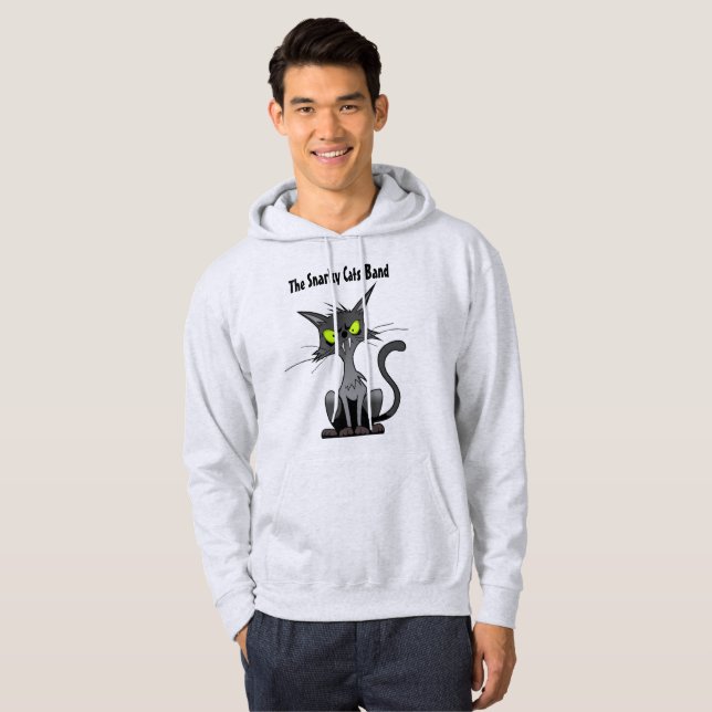 Snarky Cats Hoodie (Hel framsida)