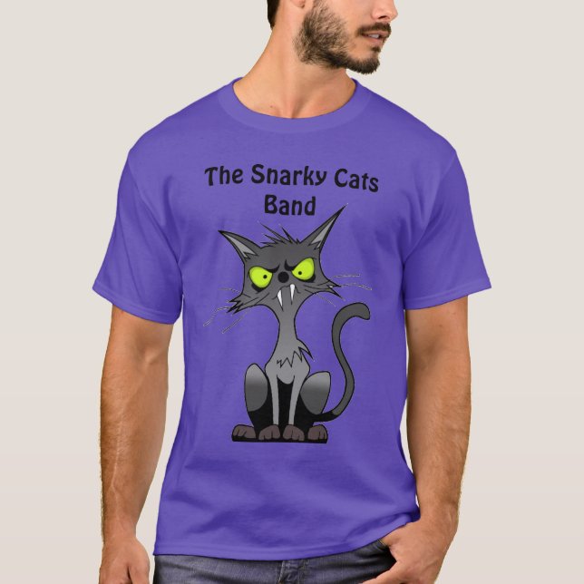 Snarky Cats Shirt T Shirt (Framsida)
