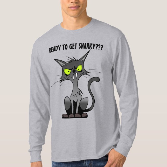 Snarky Cats T-Shirt (Framsida)