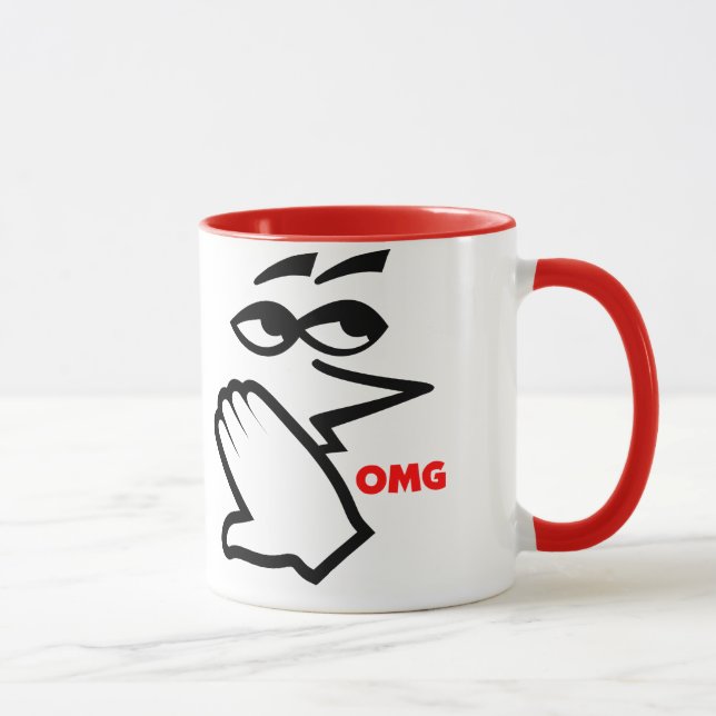 Snarky damen OMG kaffemug Mugg (Höger)