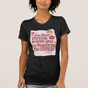 Snarky Evil Öga 50s Housefru Tee Shirt