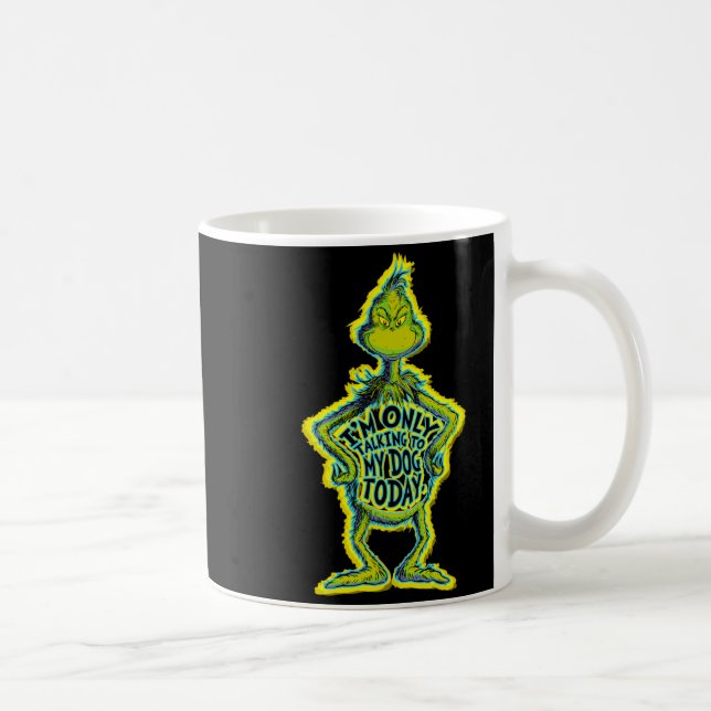 Snarky Funny Im Only Talking To My Dog T  Kaffemugg (Höger)