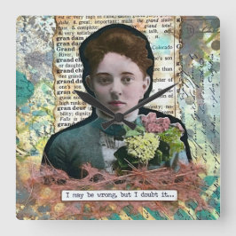 Snarky Fyrkantig Klocka