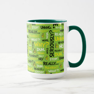 Snarky Grinch Grinch Snarky Phrase Mönster Mugg