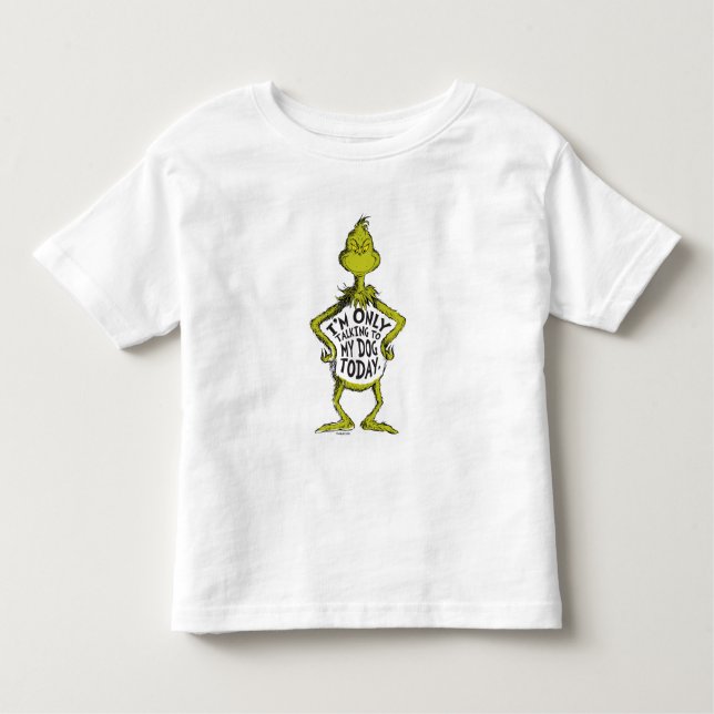 Snarky Grinch | Lustigt att jag bara pratar med mi T Shirt (Framsida)