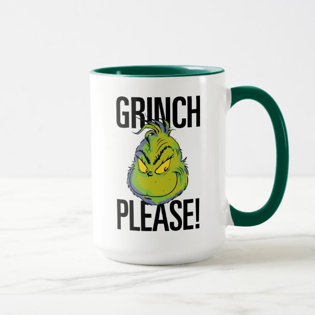 Snarky Grinch | Rolig Grinch Vänligen citera Mugg (Höger)