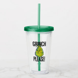 Snarky Grinch Rolig Grinch Vänligen citera Take Away Mugg