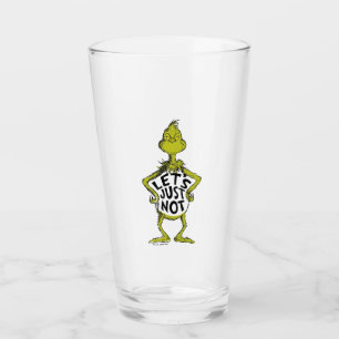 Snarky Grinch Roligt Låt Oss Inte Citera Glaskopp