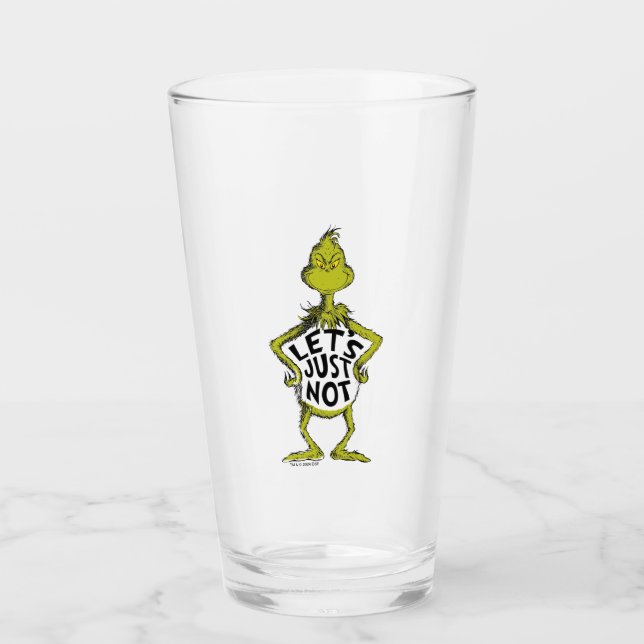 Snarky Grinch | Roligt Låt Oss Inte Citera Glaskopp (Framsida)