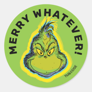 Snarky Grinch Verkligen? En till del av Pavlova? Runt Klistermärke