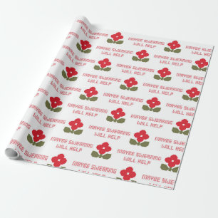 Snarky Kor Stitch Funny Vuxen humor Irreent Presentpapper