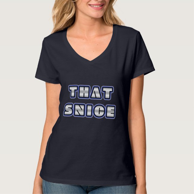 Snarky men roligt tee (Framsida)