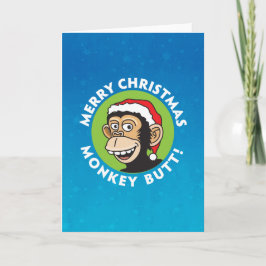 Snarky Monkey-julen Helgkort
