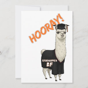 Snarky- och Cute Studenten-kort - Llama och mer! Julkort