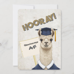 Snarky- och Cute Studenten-kort - Llama och mer! Julkort