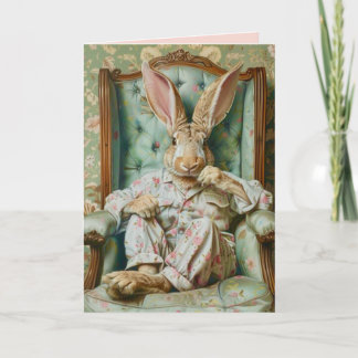 Snarky Rabbit Påskkort Kort