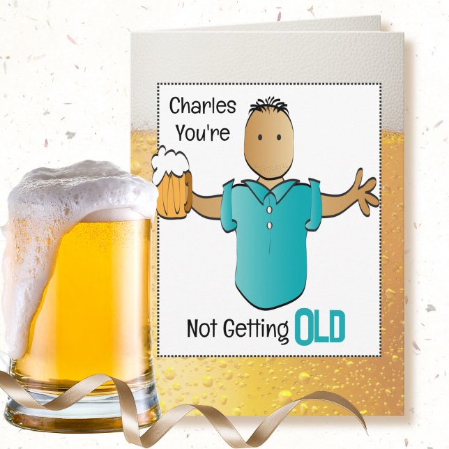 Snarky Sarcastic 60:e födelsedagen Ethnic Man Teck Kort (Skapare uppladdad)