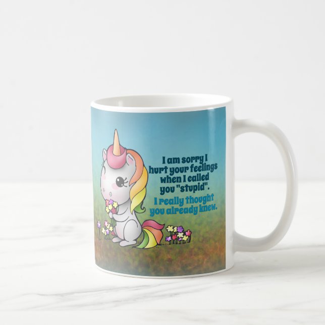 Snarky Unicornmugg Kaffemugg (Höger)