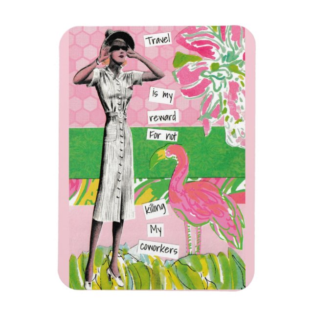 Snarky Vacation Magnet Killing My Coworkers (Vertikal)