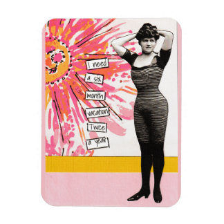 Snarky Vacation Magnet sex månader