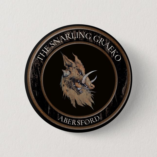 Snarling Graeko Button Knapp (Framsida)