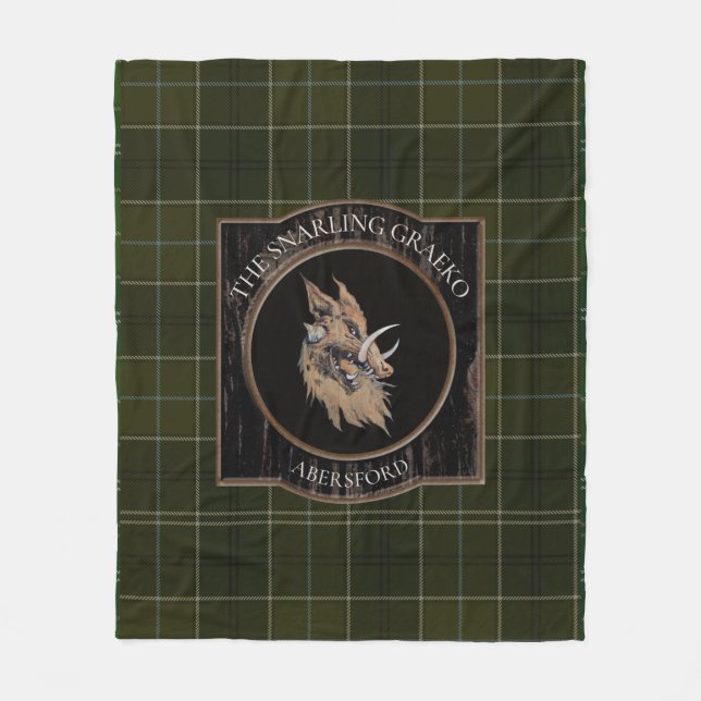 Snarling Graeko Fleece Blanket (Framsidan)