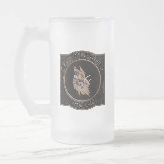 Snarling Graeko Frosted Beer Mugg (Vänster)