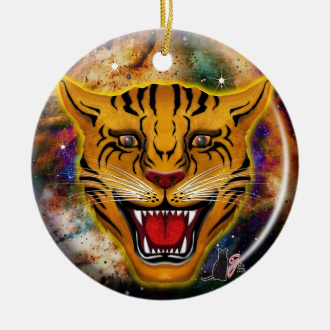 Snarling Tiger Nebula Ornament (Framsidan)