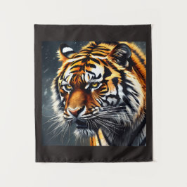 Snarling Tiger Wall Hanging Bedroom Décor