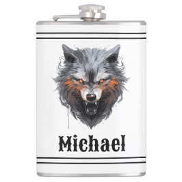 Snarling Wolf Personalized Fickplunta