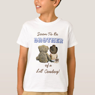 Snart att bli bror till en Lil'Cowboy & Nalle T Shirt