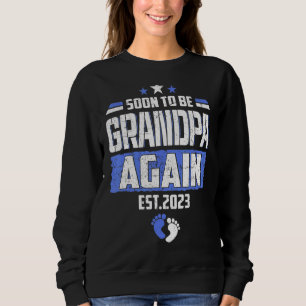 Snart att bli farfar igen 2023 Fars dag T Shirt