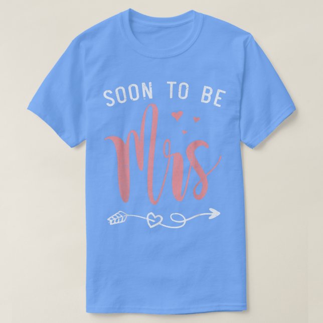 Snart att bli fru Senterparty Bröllopsdusch Br T Shirt (Design framsida)