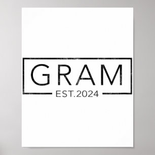 Snart att bli Gram 2024 Mors dag Gram Est 2024 Poster