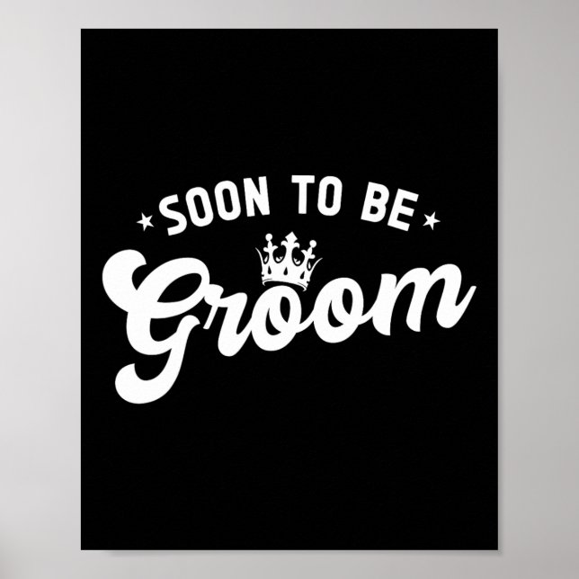 Snart att vara Groom Bachelor Party Poster (Framsidan)