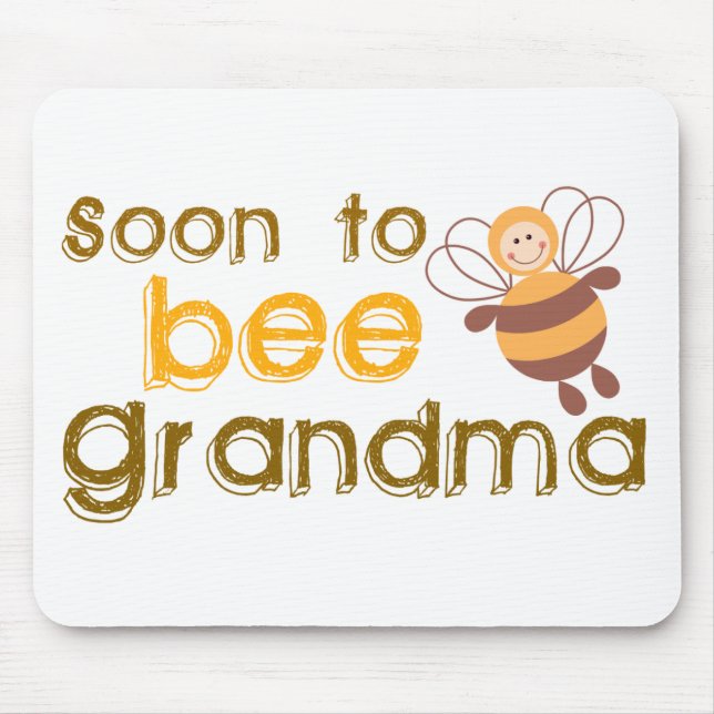 Snart att vara mormor musmatta (Framsidan)