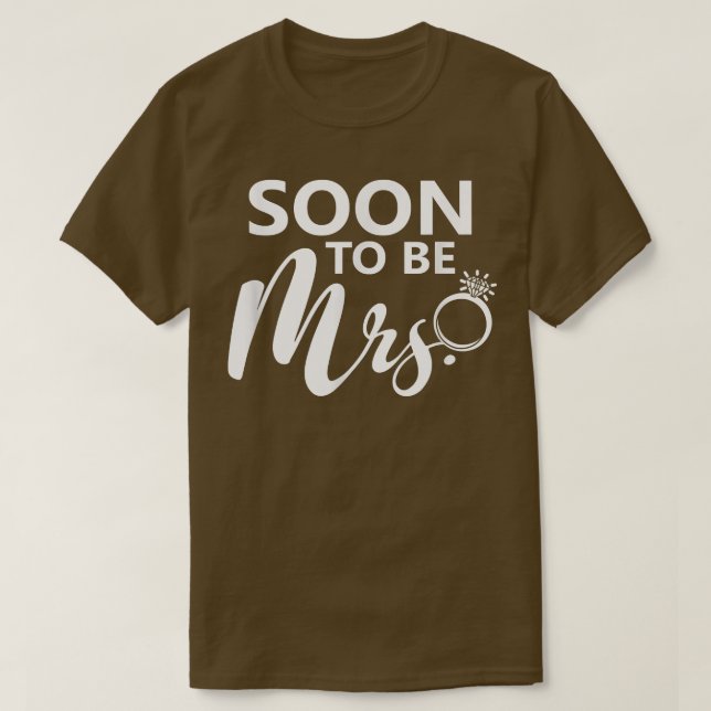 Snart att vara Mrs. T Shirt (Design framsida)