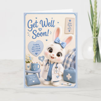 Snart Bättre f/ Dr. Mochi från Baby Bun Buns Kort