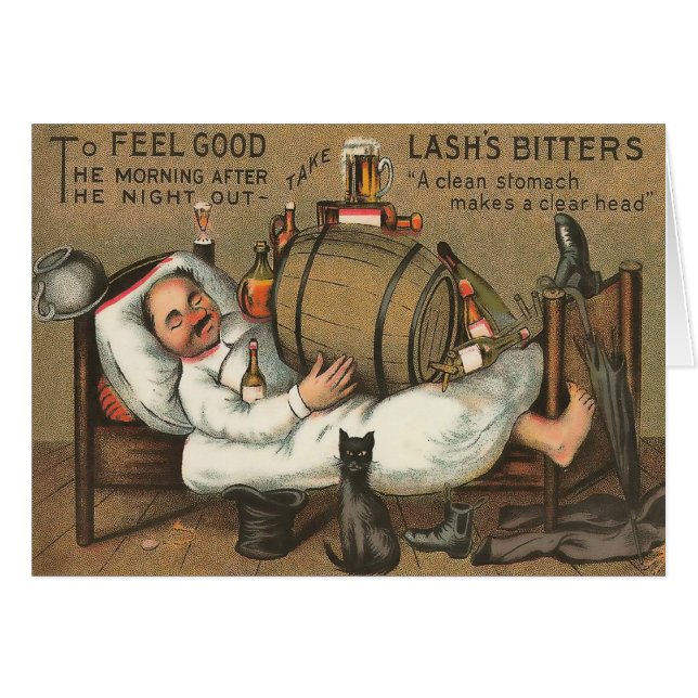 Snärt bitterheter hälsningskort (Framsidan Horizontal)