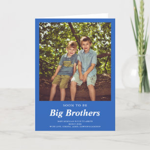 Snart blir Big Brothers Photo Gravid Blue Anno Meddelande
