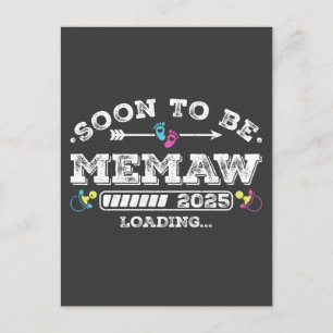 Snart blir Memaw 2025 Laddar Vykort