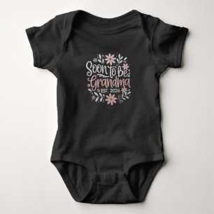 Snart blir mormor 2026 Graviditetsmeddelande T Shirt