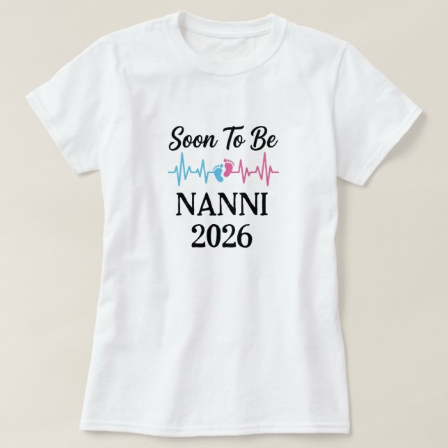 SNART BLIR MORMOR 2026, NANNI, MIMI T SHIRT (Design framsida)