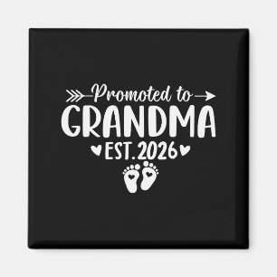 Snart blir mormor 2026 Uppgraderad till mormor Est Magnet