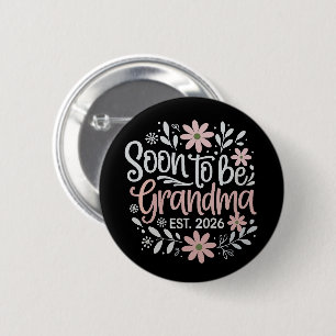Snart blir mormor est 2026 Graviditetsmeddelande Knapp