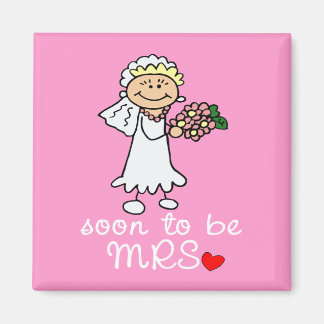Snart blir MRS CUTE Stick Bride Magnet