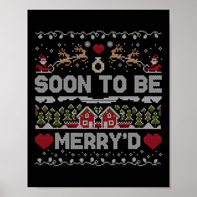 Snart Blir Vi Gifta Roliga Matchande Engagerade Pa Poster (Framsidan)